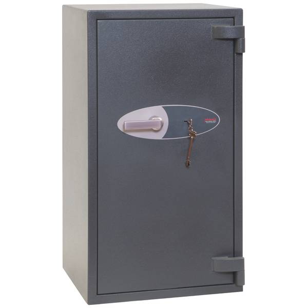 Sicherheitstresor HS2053K Grau - Stahl - 52 x 97 x 50 cm