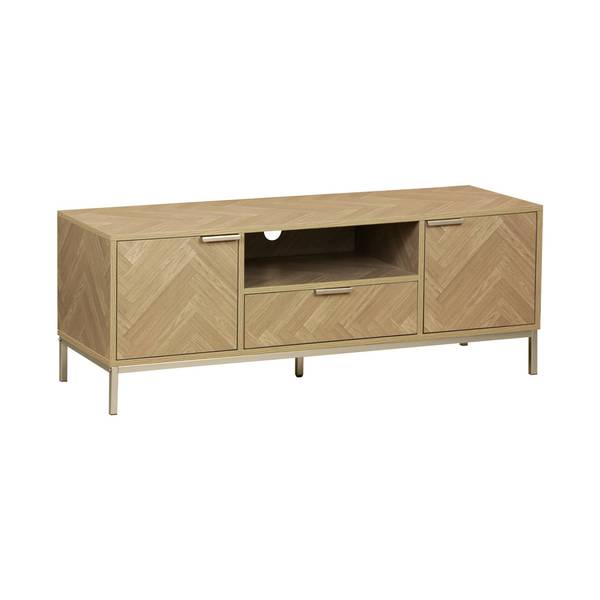 TV-Möbel Budapest Beige - Holz teilmassiv - 40 x 45 x 120 cm