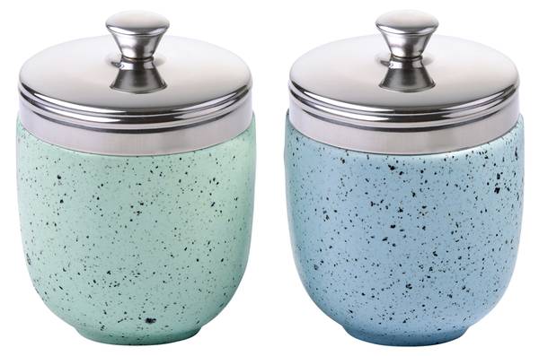Eier-Coddler Eggshell 2er-Set Porzellan - 7 x 9 x 7 cm