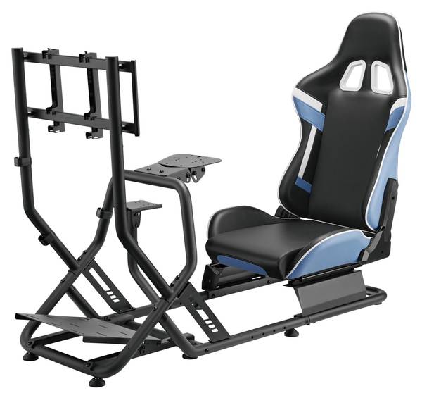 Racingchair Racing Cockpit LUMLRS09-BS0 Schwarz - Stahl - 71 x 108 x 136 cm