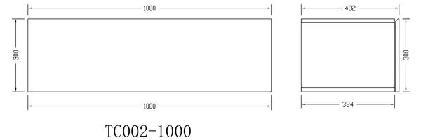 TV Lowboard TV Schrank Fernsehschrank02 Schwarz - Tiefe: 100 cm