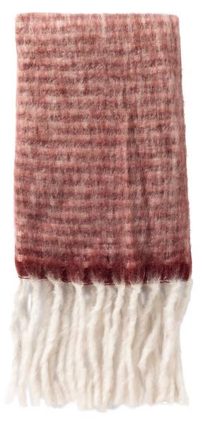 Wohndecke Phoebe Rot - Textil - 130 x 170 x 1 cm