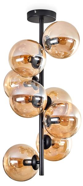 Deckenleuchte Fossobiubo Dunkelorange - 70 x 50 x 70 cm