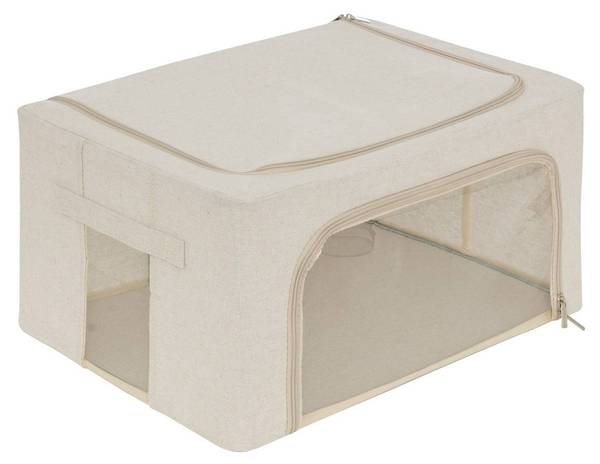 Aufbewahrungshülle GROOMY Beige - Textil - 35 x 25 x 50 cm