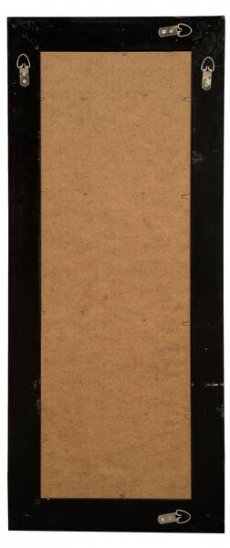 Spiegel SCHATTEN Schwarz - Massivholz - 4 x 82 x 35 cm