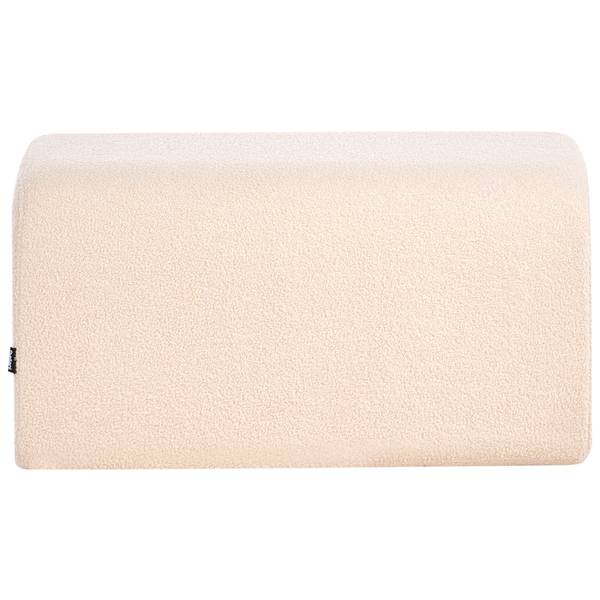 Pouf SINCLAIR Beige - Textil - 79 x 40 x 49 cm