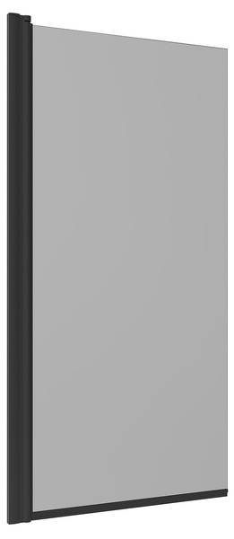 Duschtrennwand für Badewanne JALTAS Schwarz - Glas - 70 x 140 x 0 cm