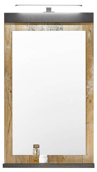 Badmöbel-Set SHELTON-61-153 3er-Set Braun - Holzwerkstoff - 166 x 210 x 43 cm