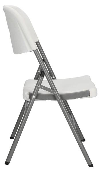 Gartenstuhl GF0109 Weiß - Metall - 46 x 86 x 54 cm