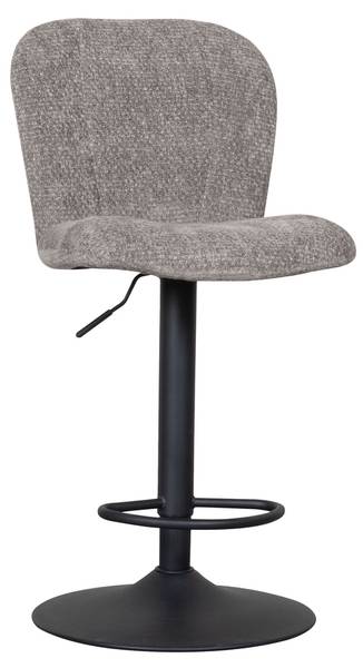 Barstuhl Vino Beige - Textil - 45 x 116 x 53 cm