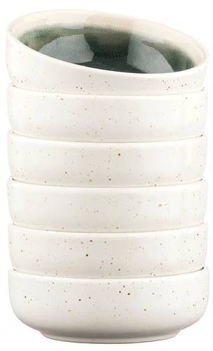 Oxygen Bowls 6-teiliges Set Graugrün