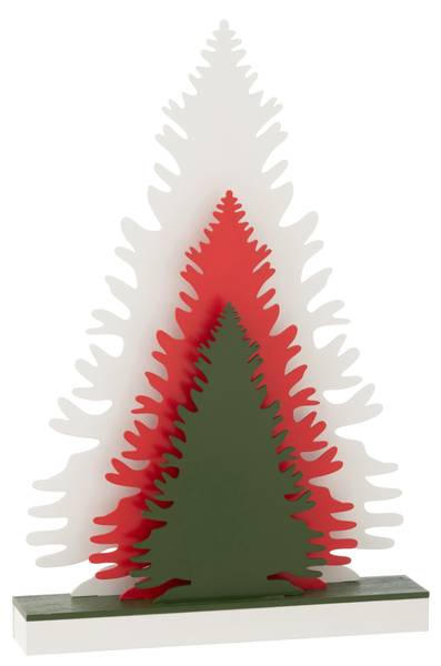 Weihnachtsfigur XMAS Holz teilmassiv - 6 x 45 x 30 cm