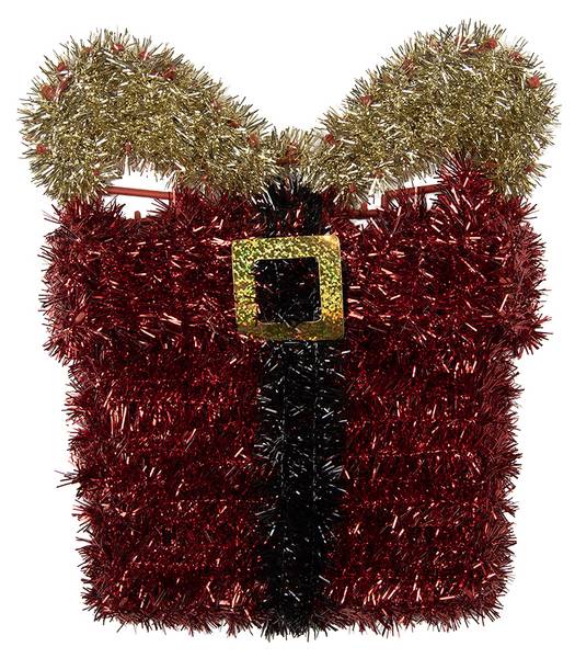 Weihnachtsanhänger Geschenk 66607 Rot - Kunststoff - 5 x 30 x 26 cm
