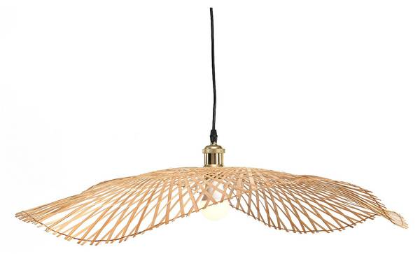 Hängeleuchte und Kronleuchter JURUA Braun - Holz teilmassiv - 80 x 120 x 80 cm