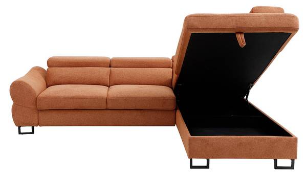 Schlafsofa VAVERDO Braun - Textil - 272 x 76 x 230 cm