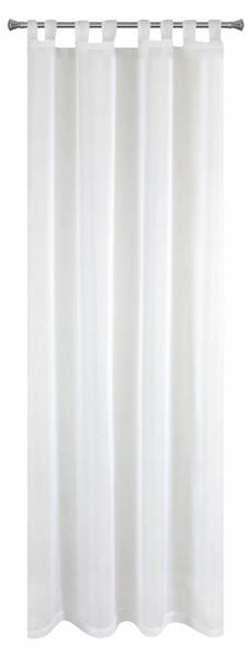 Gardine LUCY Weiß - Textil - 140 x 1 x 250 cm
