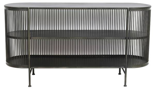 Schrank YINTHE Schwarz - Metall - 149 x 80 x 40 cm