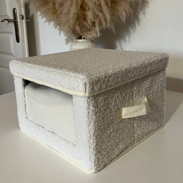Aufbewahrungsbox 22185 Beige - Polyester - 28 x 30 x 40 cm