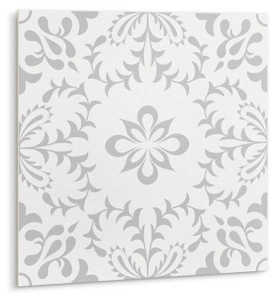 Zelfklevende Tegels Hedera set van 9 grijs - polyester-PVC - 30 x 30 x 1 cm