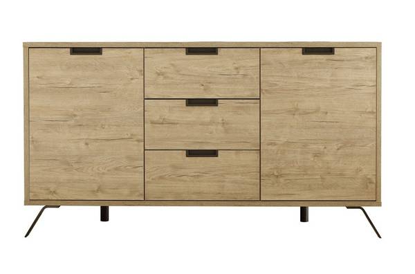 Sideboard Palma Braun - Holzwerkstoff - 50 x 86 x 156 cm