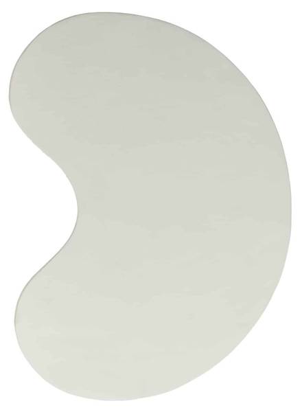 Beistelltisch Linos Weiß - Eisen - Stahl - 49 x 41 x 67 cm