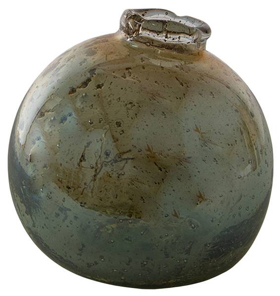 Vase Oscar Grün - Glas - 9 x 10 x 9 cm