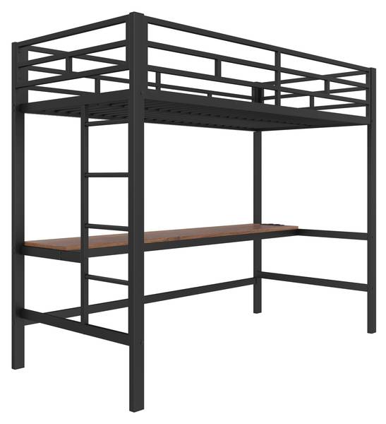 Hochbett EveMetalBuch Ⅰ Schwarz