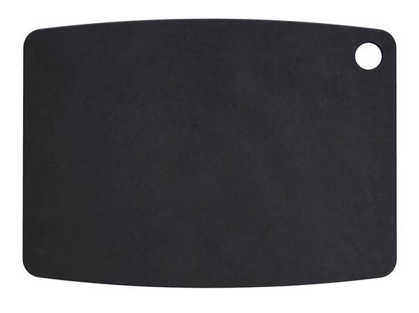 Schneidebrett "Eco", Holzfaserlaminat Schwarz - Holzwerkstoff - 22 x 1 x 30 cm
