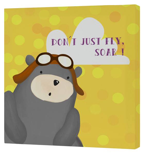 Toile Balloon ride Vinyle - 27 x 1 x 27 cm
