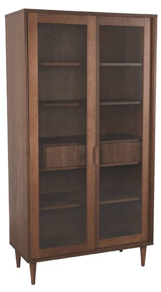 Vitrine JULE Dunkelbraun