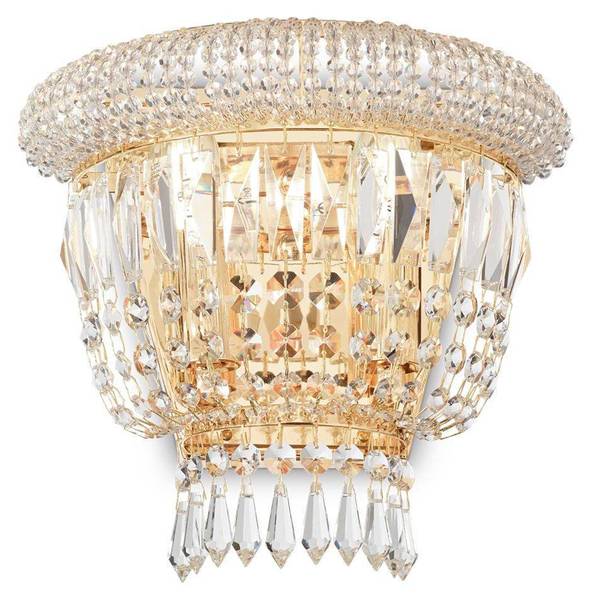 Wandleuchte Dubai Metall - 25 x 23 x 15 cm