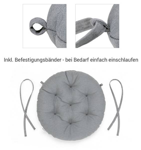 Sitzkissen Santorini Hellgrau