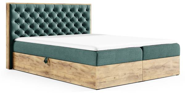 Boxspringbett DIONA Überlänge Breite: 190 cm