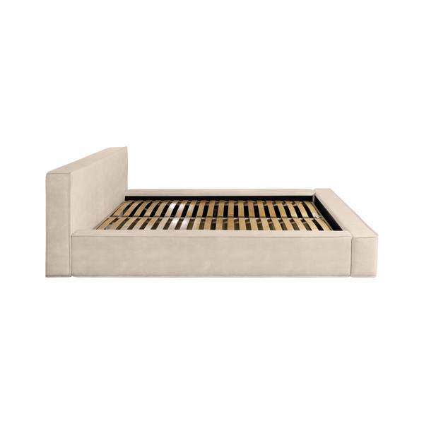 Polsterbett MUMMO Creme - Breite: 200 cm