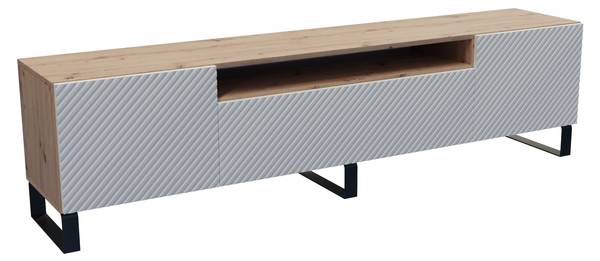 TV-Schrank NADO-S Braun - Weiß