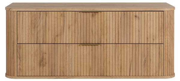 Badezimmerschrank Rhône Gold - Eiche Dekor - 120 x 52 cm