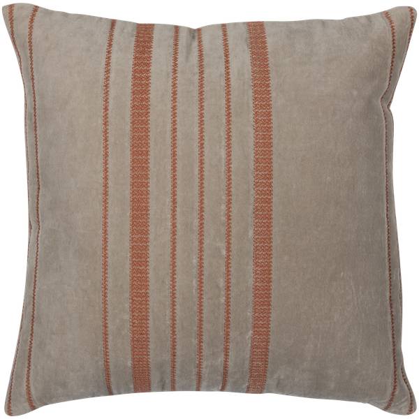 Coussins Aziz lot de 3 Marron - Coton - 45 x 45 x 10 cm