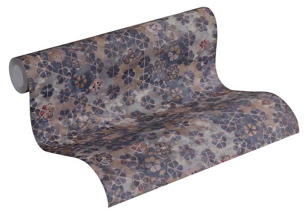 Vliestapete 373914-GU Violett - Fleece - 53 x 1005 x 1 cm