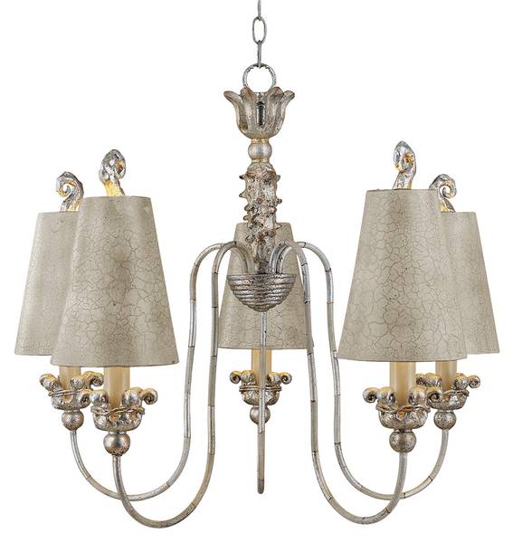 Remi Lustres Doré - Métal - 77 x 59 x 77 cm