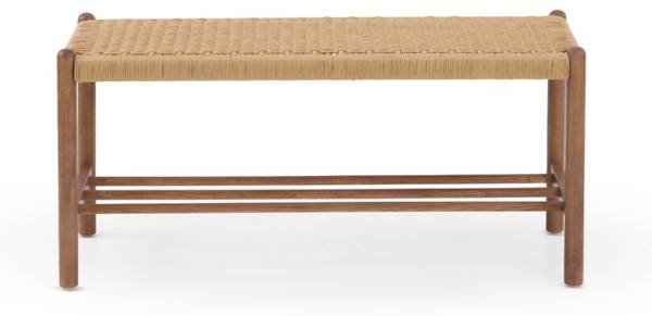 Bank 11838 Braun - Massivholz - 37 x 47 x 100 cm