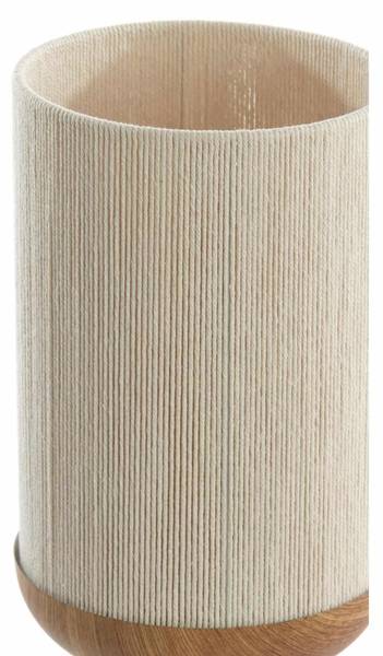 Tischleuchte Dania Beige - Cremeweiß