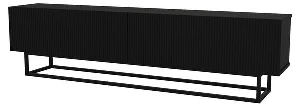 TV-Lowboard Verpsboga II Schwarz - Breite: 180 cm