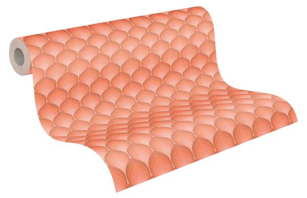 Vliestapete 395385-GU Orange - Kunststoff - 53 x 1 x 850 cm