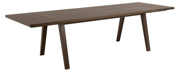Rallonge de table A-Line Lot de 2 Gris - Bois manufacturé - 43 x 4 x 95 cm