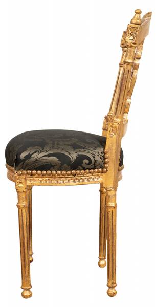 Esszimmerstuhl IMPERIAL Schwarz - Gold - Multicolor