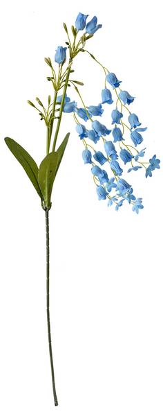 Kunstblume 80611 Blau - Kunststoff - 6 x 80 x 15 cm