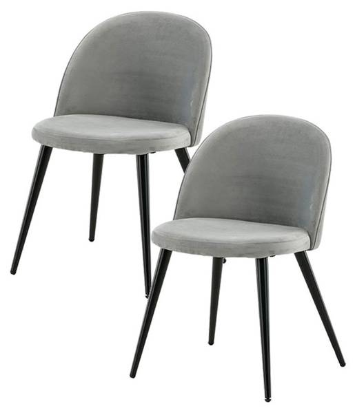 Essgruppe Tilst (5-teilig) Glas Grau - Grau - Multicolor - Weiß