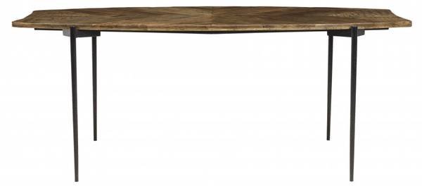 Esstisch KIARA Braun - Massivholz - 100 x 78 x 200 cm
