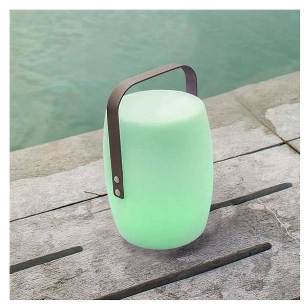 Lanterne sans fil - LUMISKY - LUCY ROCK Blanc - Matière plastique - 22 x 30 x 22 cm