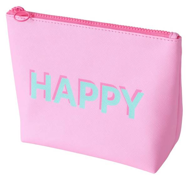 Kosmetiktasche Loampy Spruch Pink - 12 x 13 x 20 cm